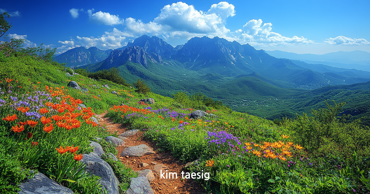 백운산의 사계절