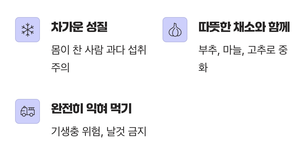 이것만은 꼭! 섭취 전 주의사항