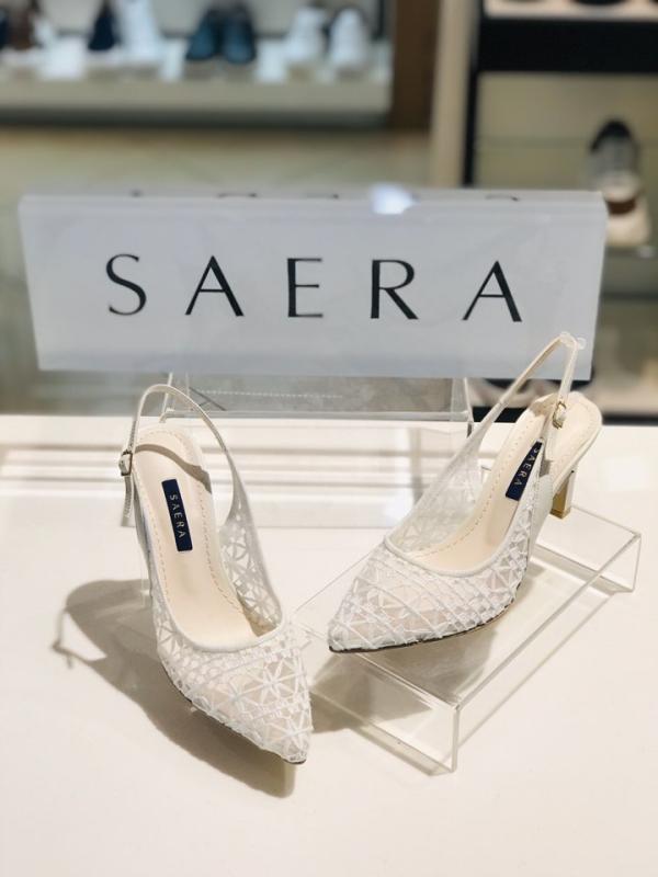 세라 여성 스틸레토 슬링백 S20G012 아이보리 8CM