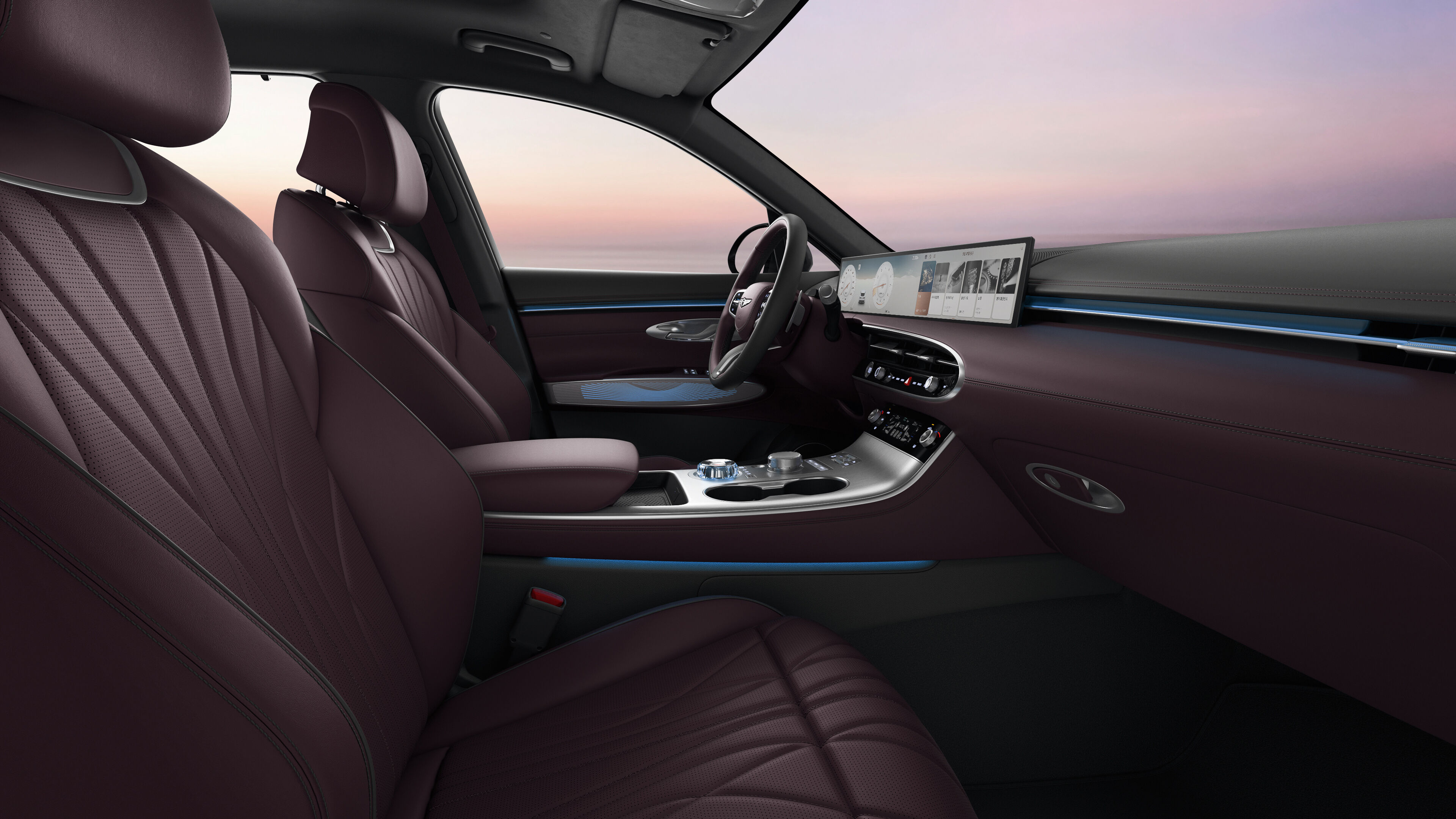 gv70 구매 전 링컨 노틸러스 실내비교