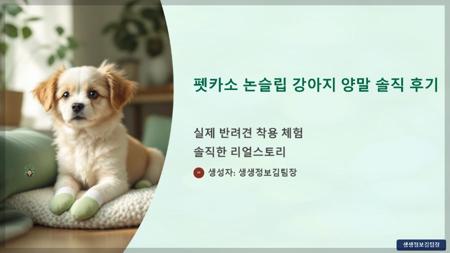 강아지 미끄럼방지 양말