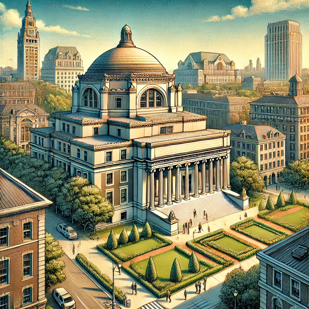 컬럼비아 대학교 전경모습