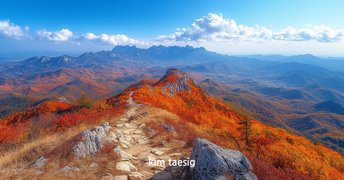 백운산의 사계절