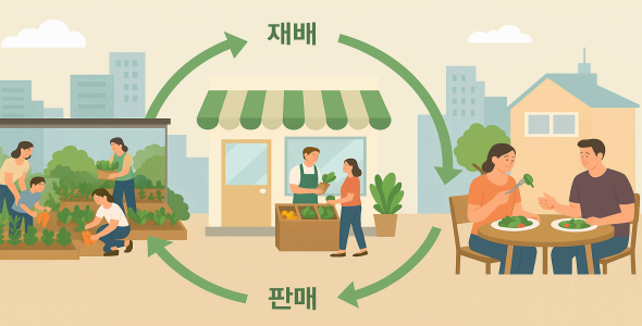 도시 농업의 미래 – 지역 식량 순환 시스템 구축