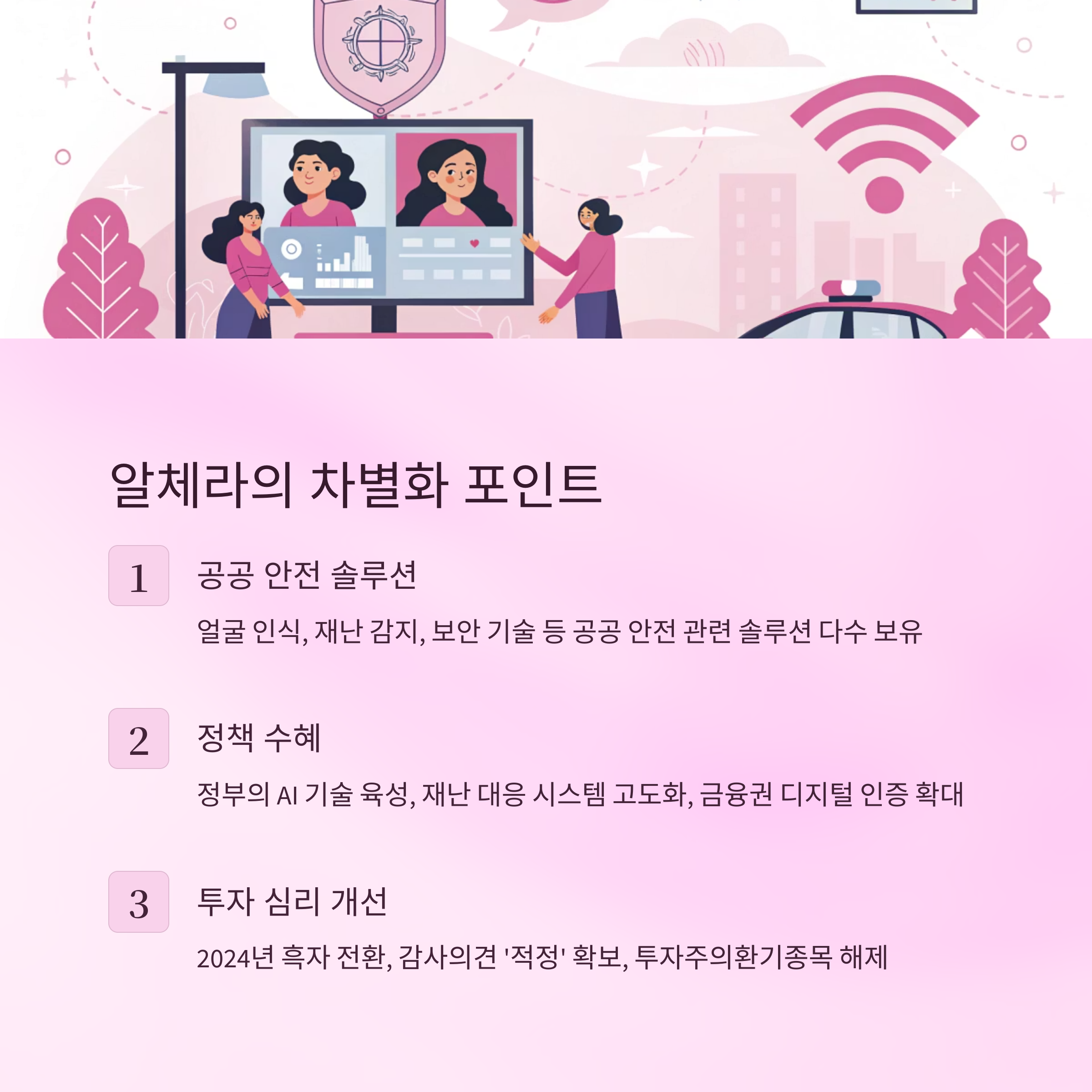 알체라 차별화 포인트