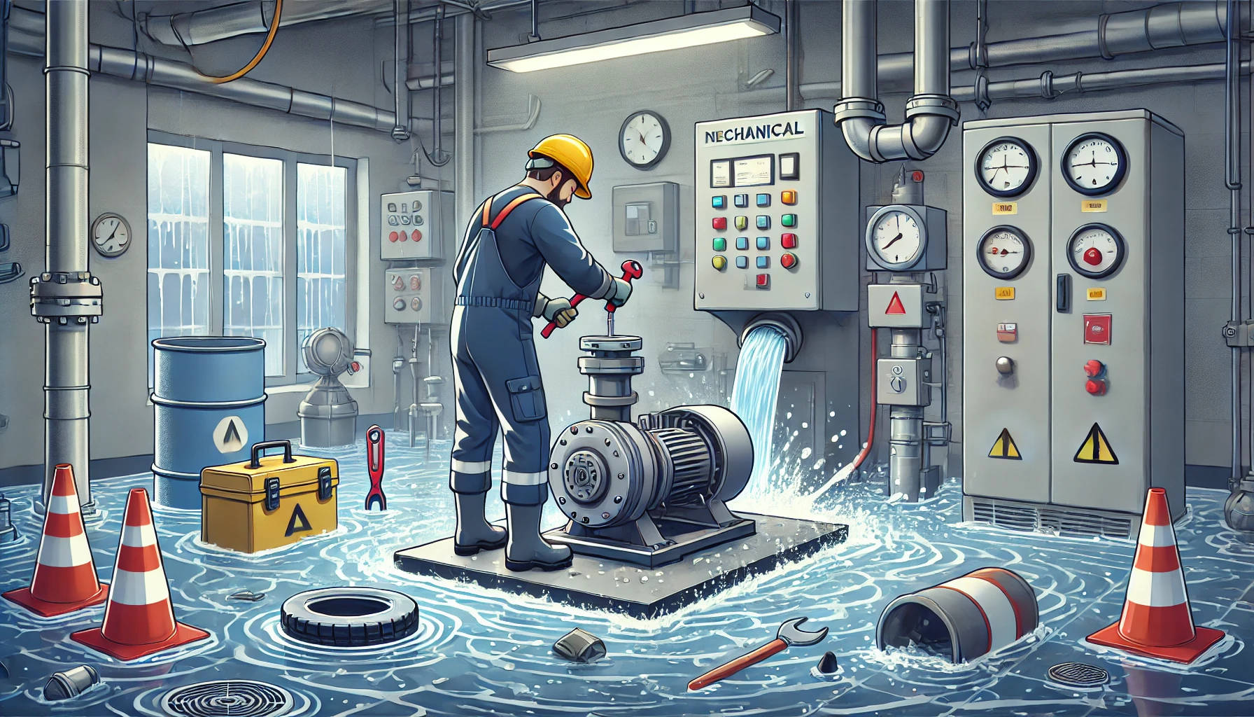 배수설비 소재구의 설치장소