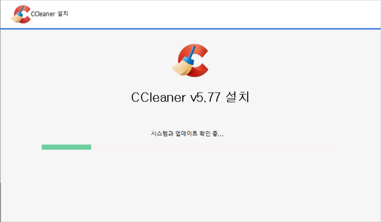 C클리너 설치 및 업데이트 확인