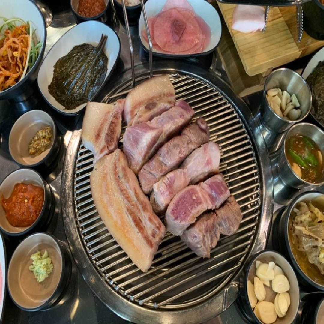 흑돼지 구이