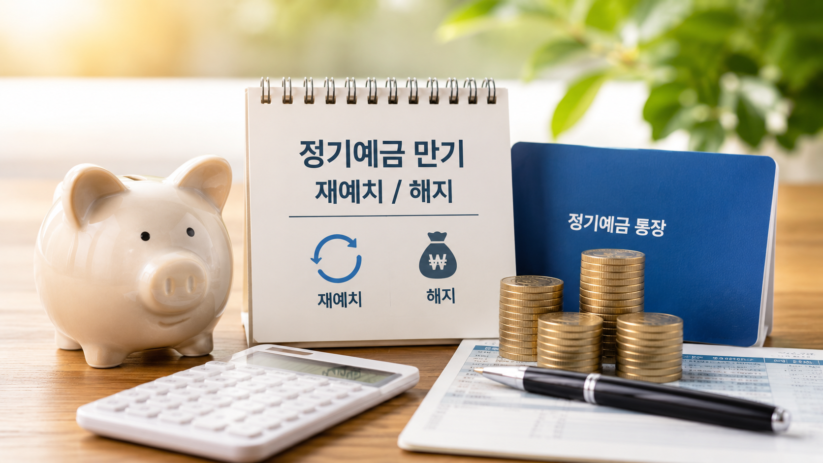 정기예금 재예치