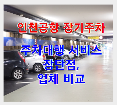 인천공항 장기주차장 예약 및 요금 비교, 주차대행 알아보기