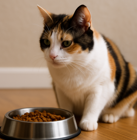 고양이의 사료 거부