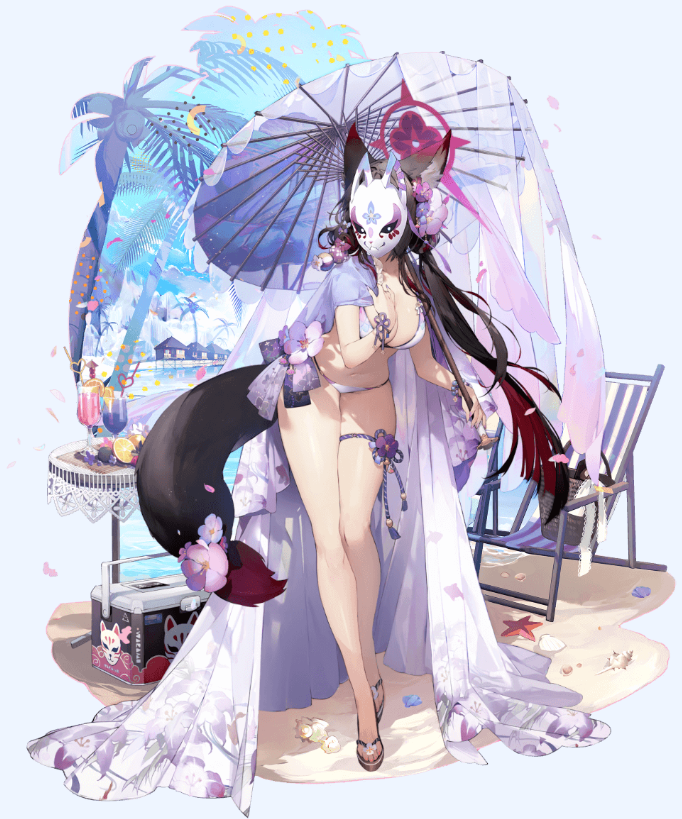 블루아카이브 와카모(수영복)