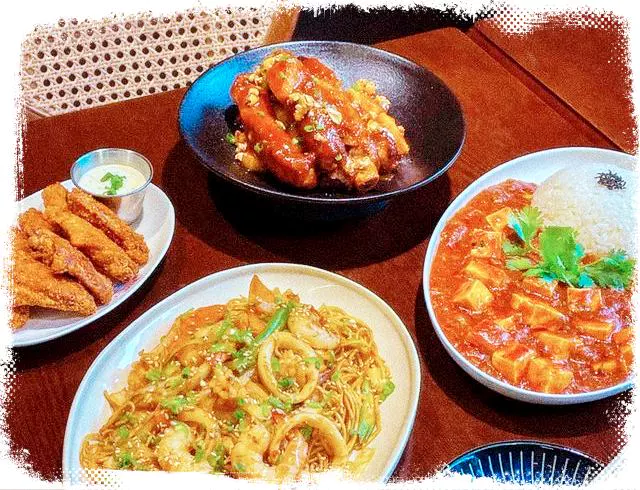 줄서는식당 중식당 차우미엔 몽골리안 비프 방방면 압구정 도산공원 맛집