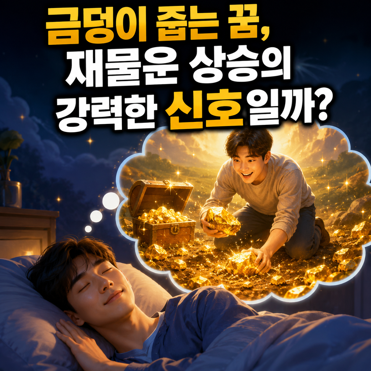 금덩이 줍는 꿈