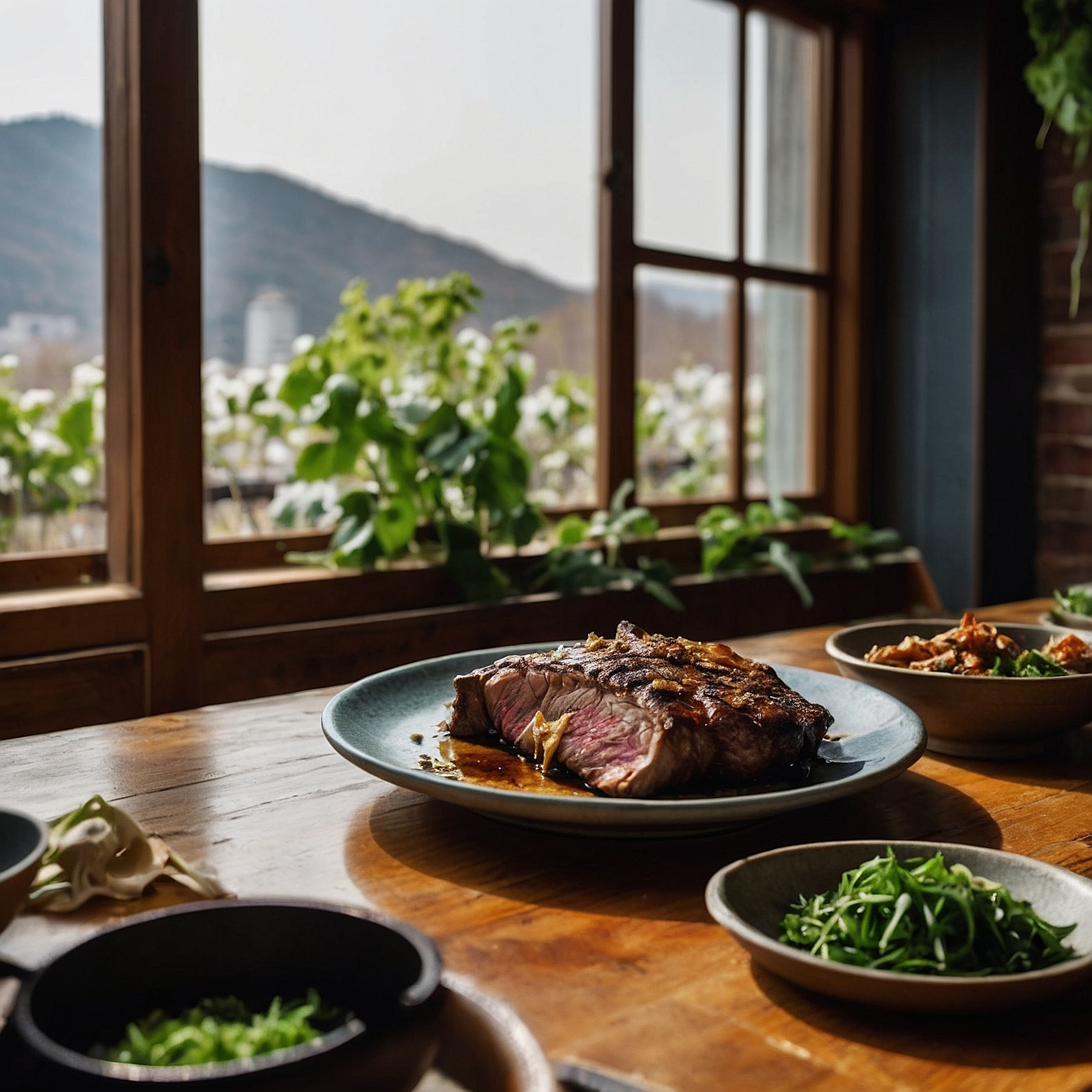 고기-먹을-때-깻잎과-마늘