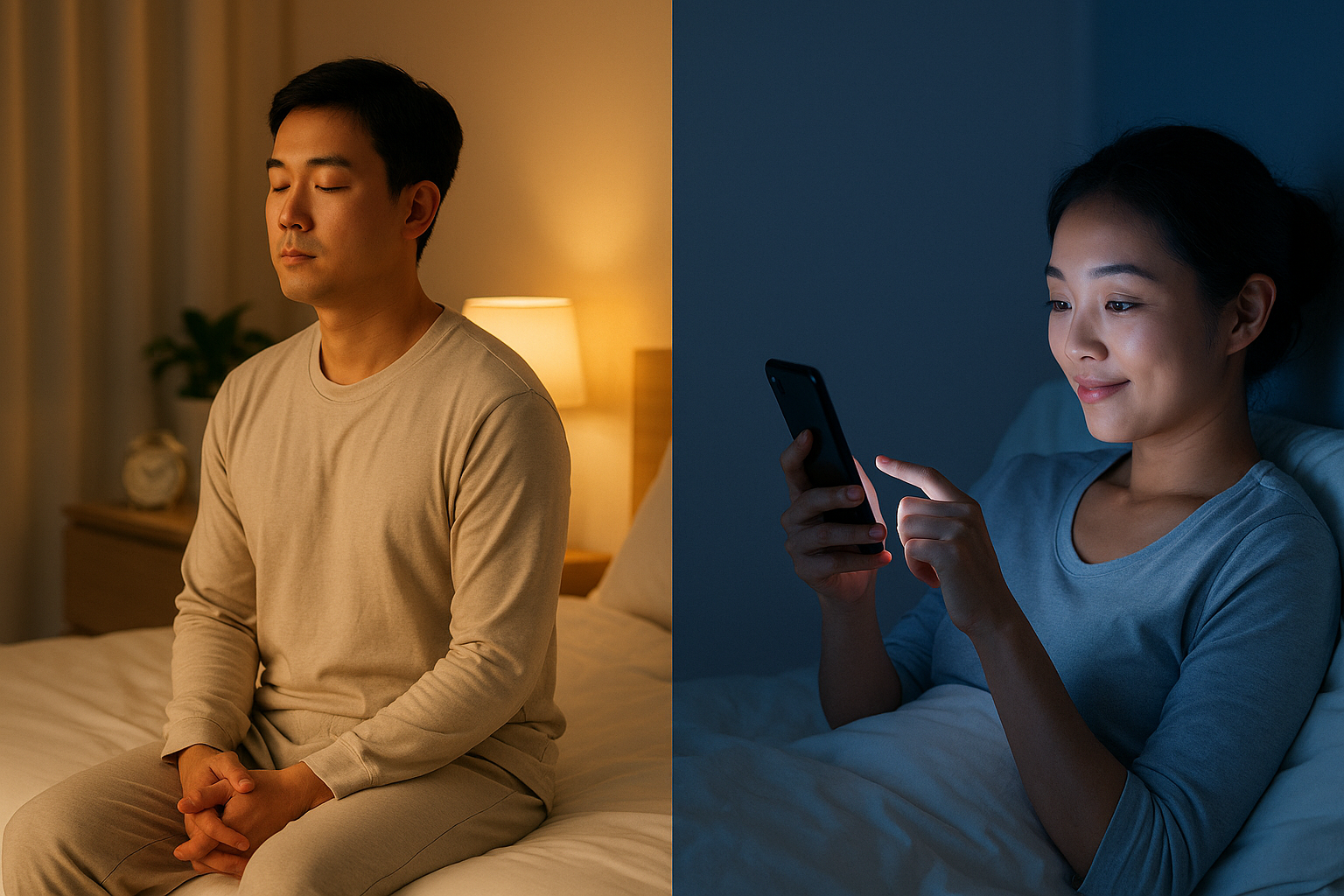 불면증 예방을 위한 야간 루틴