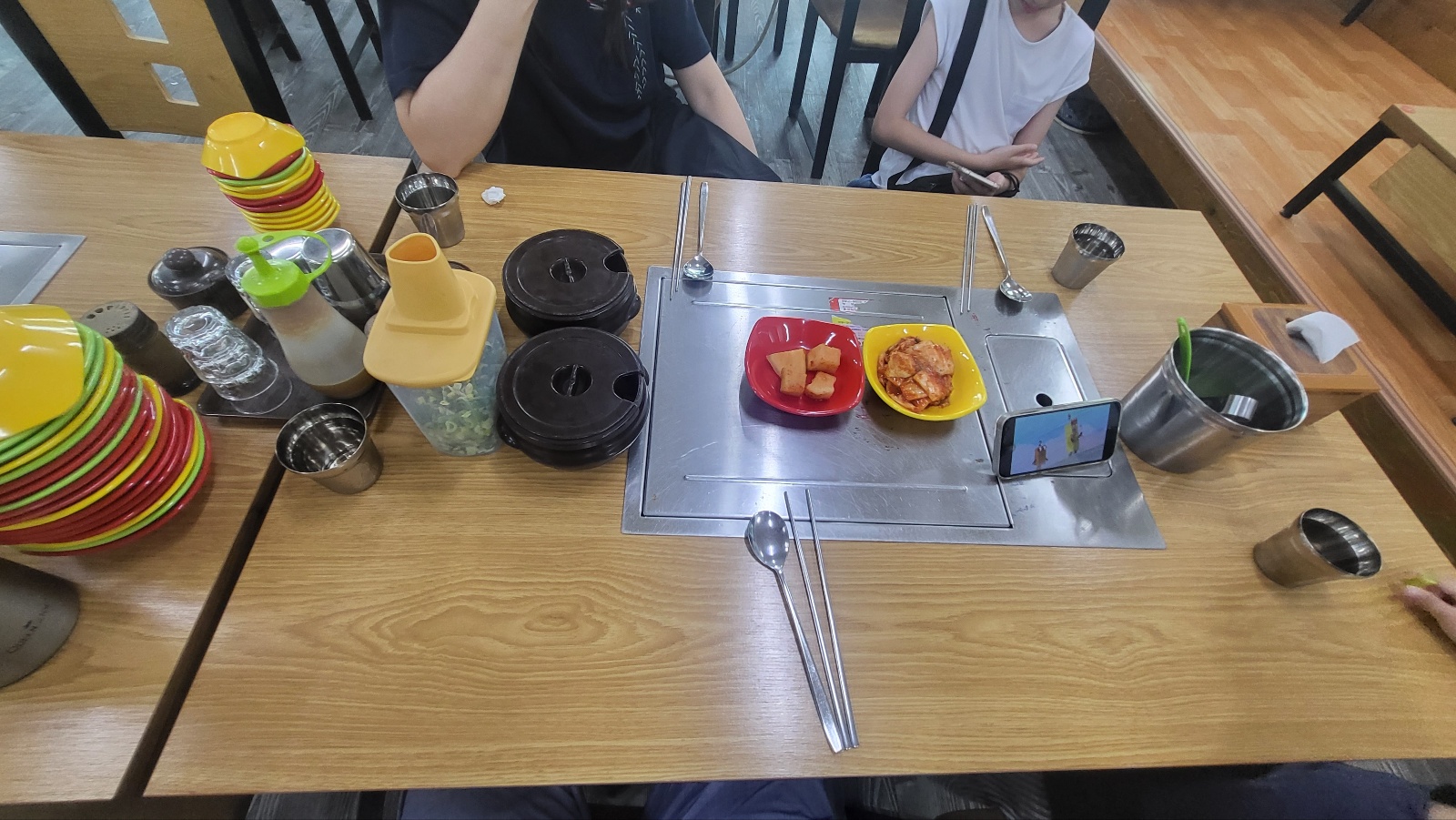 이화 설렁탕 기본 상차림