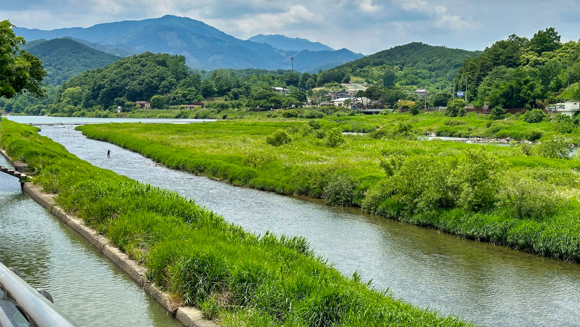 함양군 유림면 경호강 임천교 은어낚시 포인트