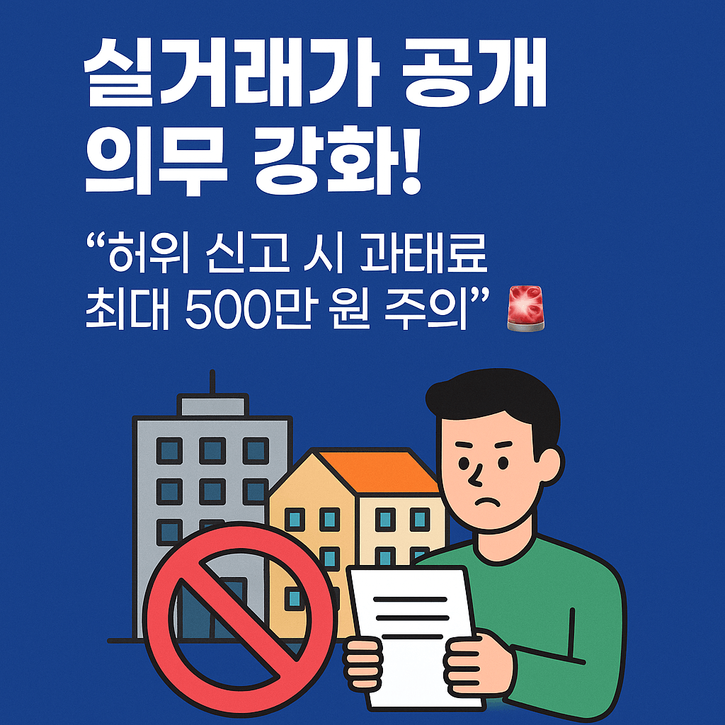 국토부 실거래가 신고제도 최신 개정 가이드라인 요약.