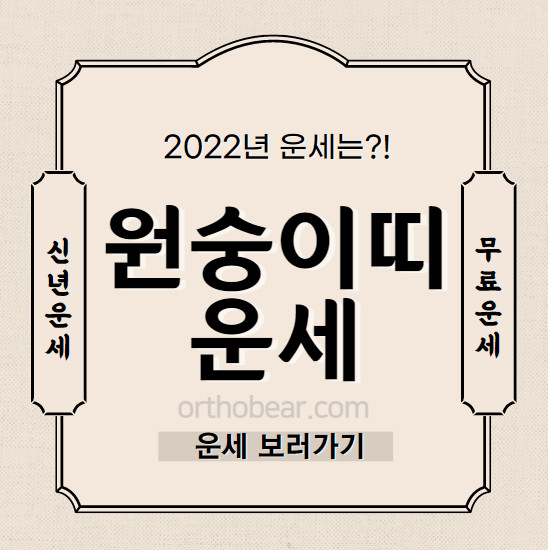 2022년 원숭이띠 운세