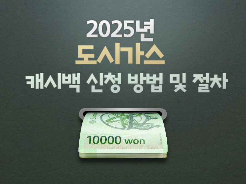 캐시백 신청 방법 및 절차