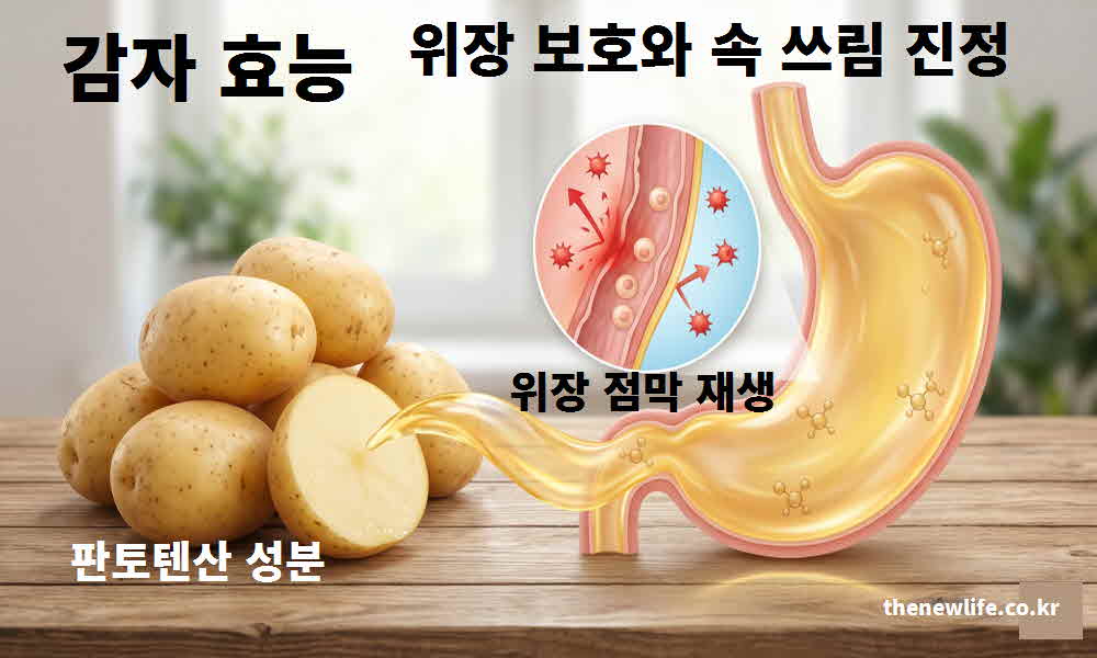 감자 효능 위장 보호 속 쓰림 진정