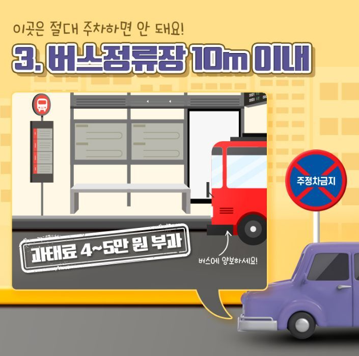 버스정류장단속