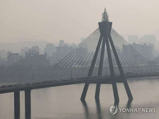 서울 미세먼지 농도