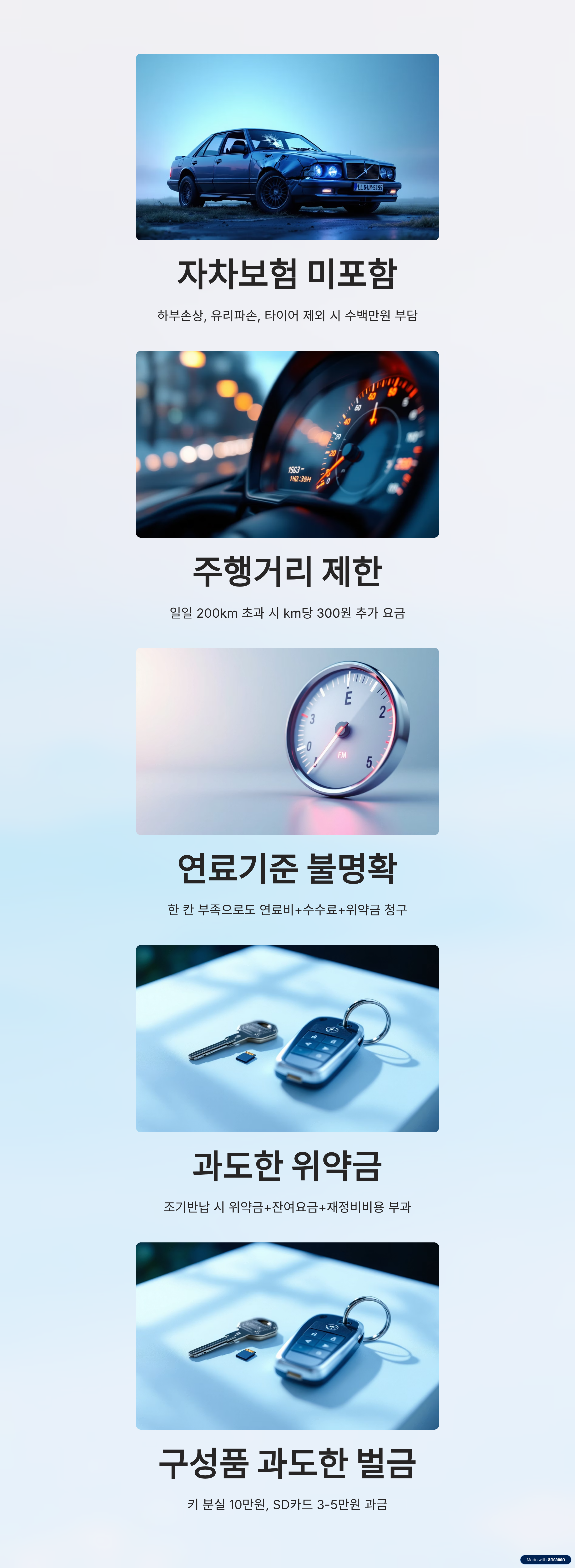 계약 조건 TOP5-렌트카계약