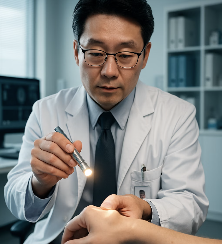 대표적인 증상, '통증 없는 몽우리'