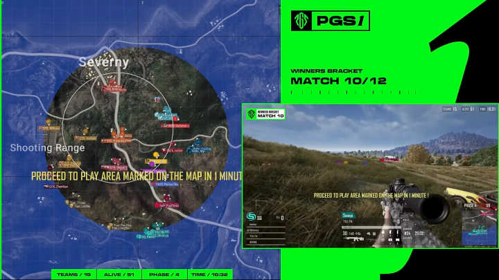 거점을 빼앗기 위해 과감하게 돌파하는 팀들도 나왔습니다