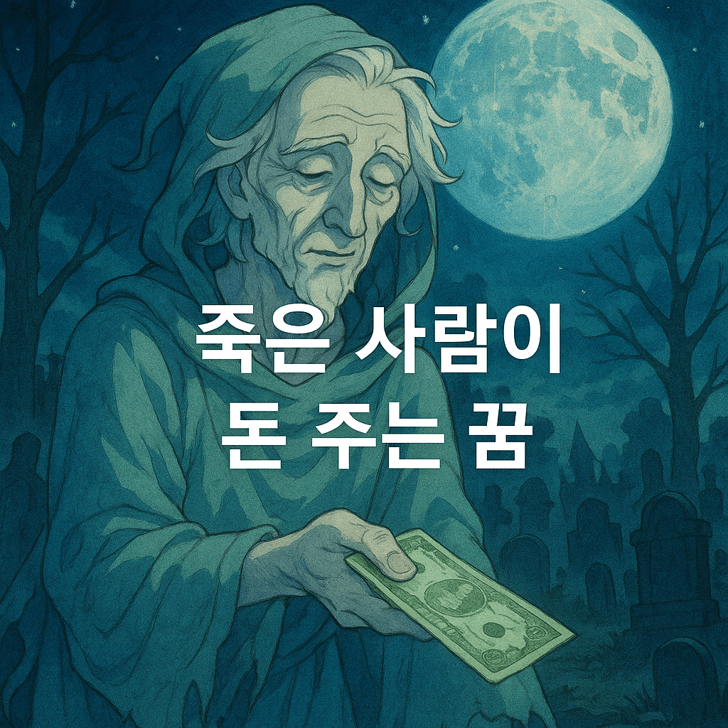 죽은 사람이 돈 주는 꿈 해몽