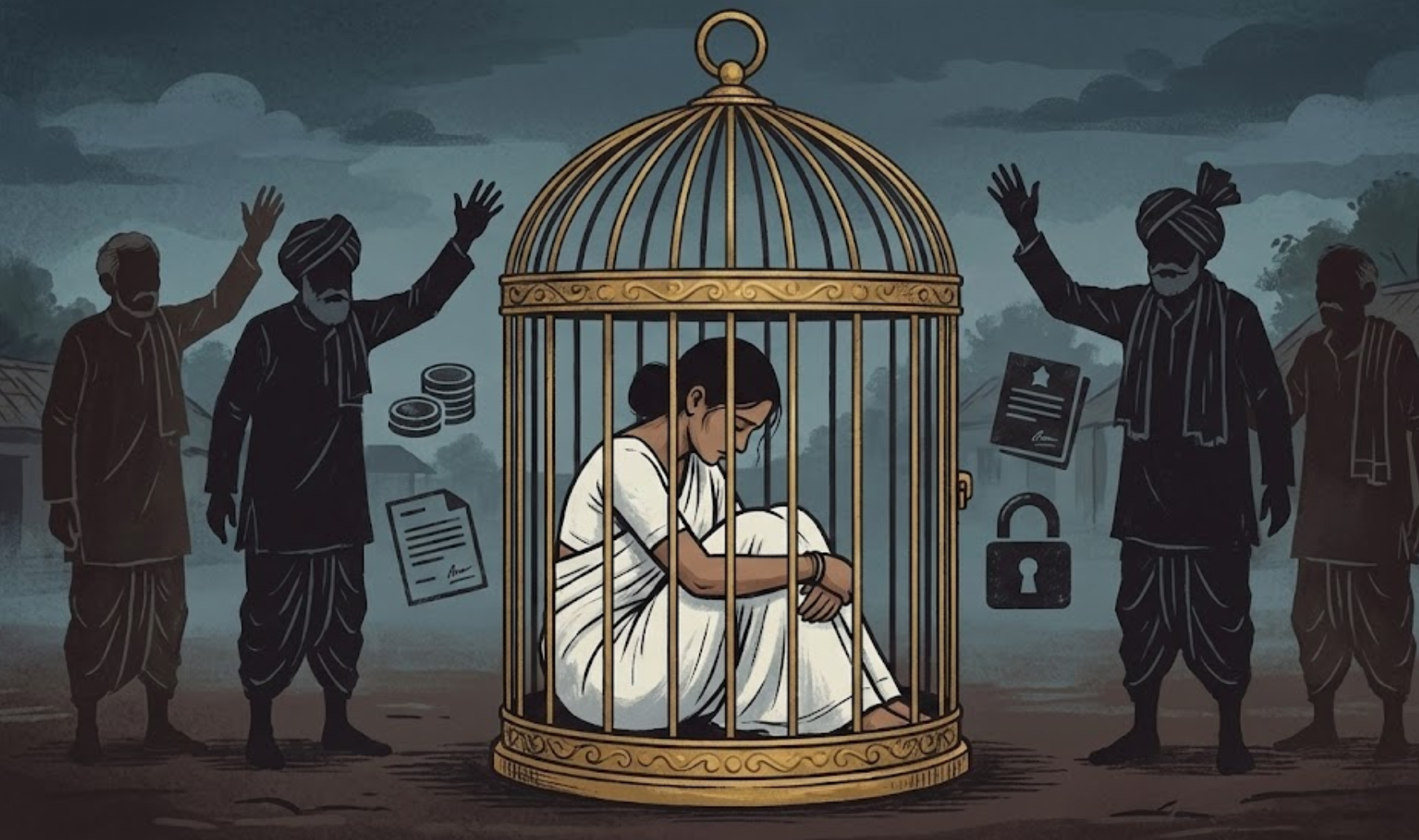 인도에서 과부의 신세입니다. 과장이 아닙니다.