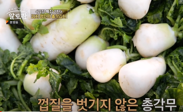 알타리 김치 총각김치 맛있게 담는법