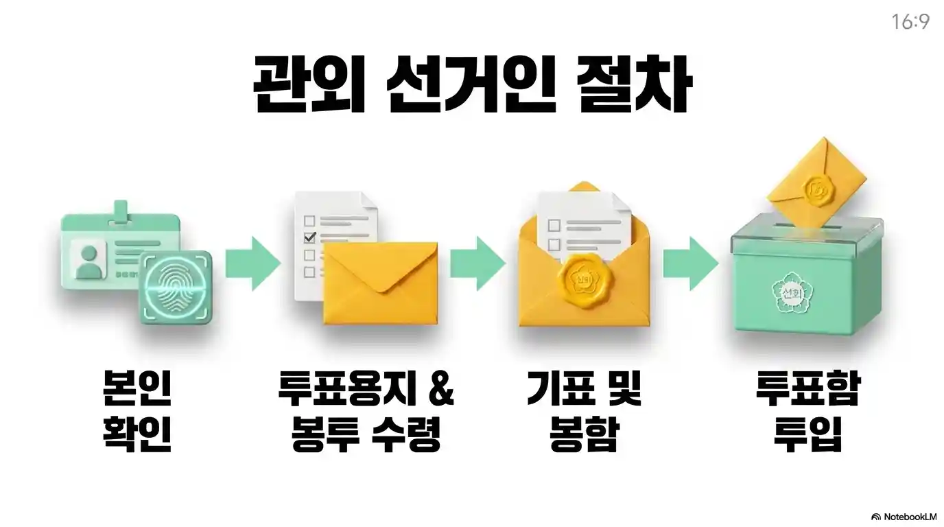 관외 선거인 절차