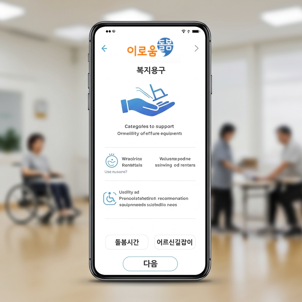 복지용구, 이로움돌봄앱 관련 사진