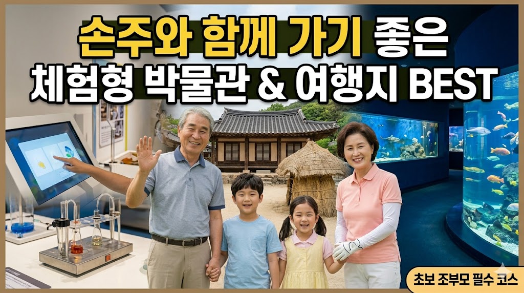 [조부모&middot;손주 동행] 아이들 눈이 반짝! 함께 즐기는 체험형 여행지 BEST 3