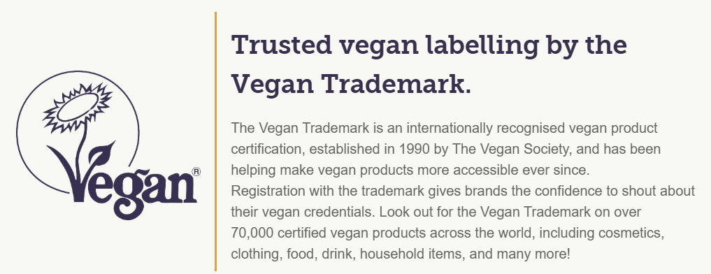 영국 비건 협회 비건인증 마크