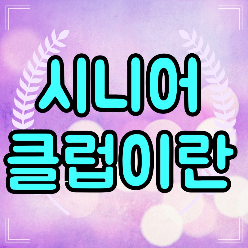 시니어-클럽이란