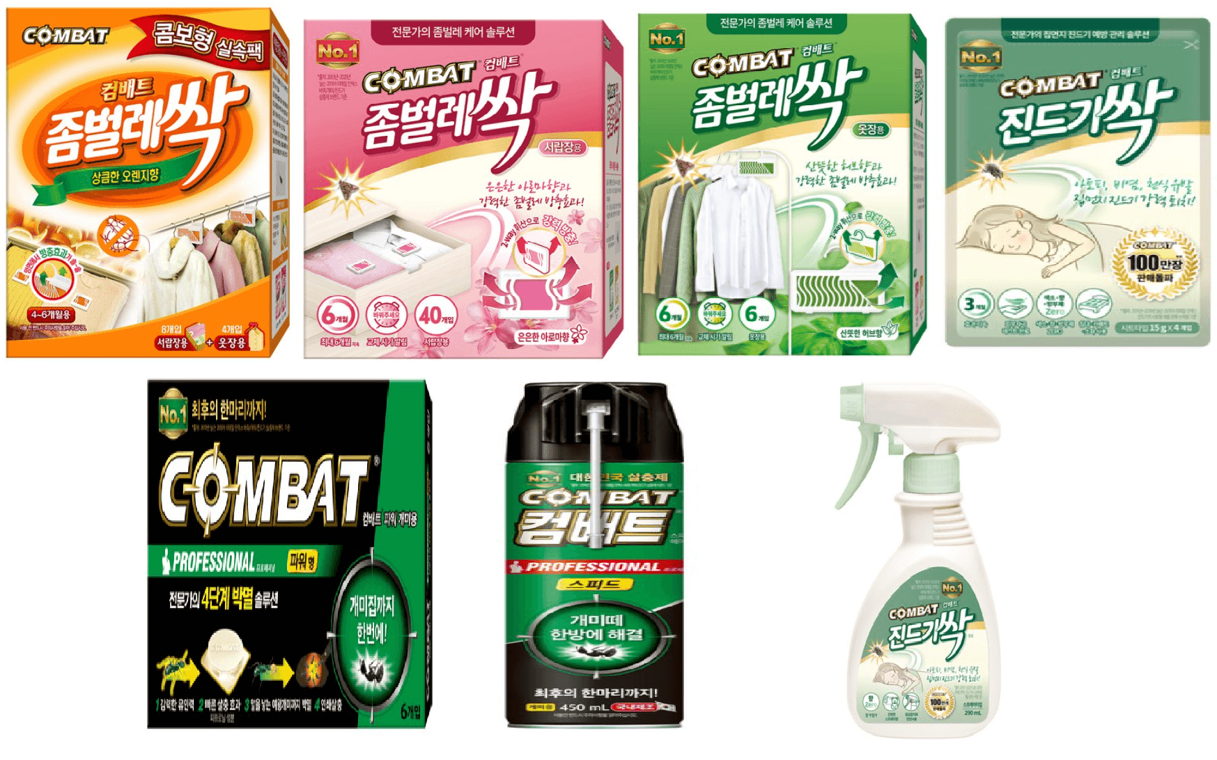 다이소 컴배트, 컴배트 개미,
컴배트 좀벌레싹, 컴배트 진드기싹