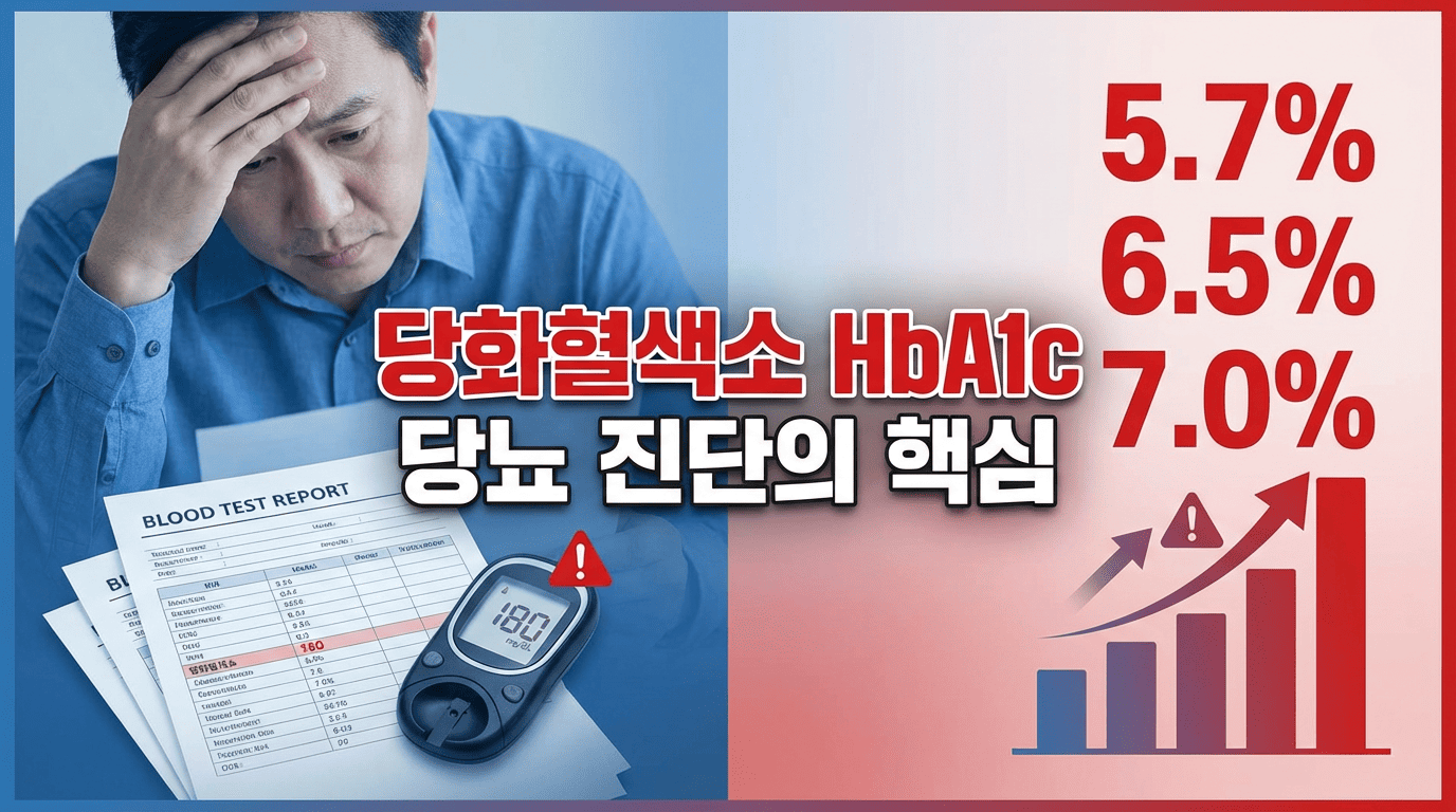 당화혈색소 HbA1c - 당뇨 진단의 핵심