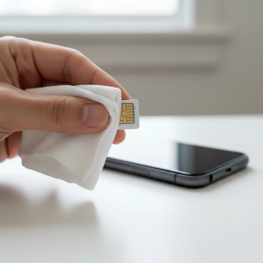 갑자기 멈춘 모바일 데이터 신호 재설..