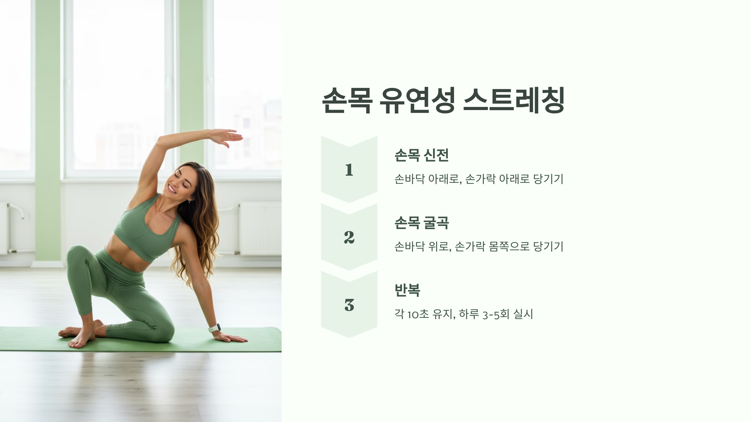 4. 손목 유연성을 높이는 스트레칭 운동