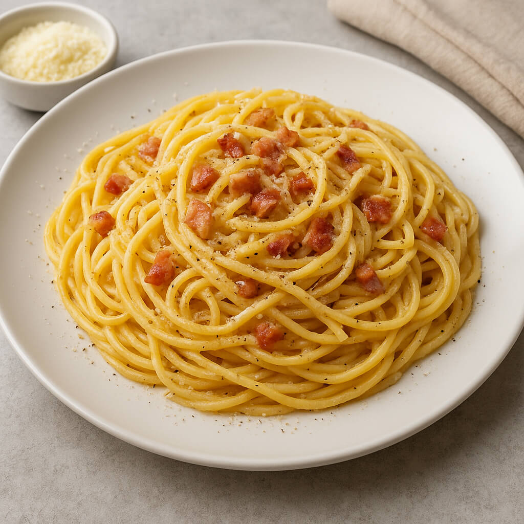 정통 까르보나라 파스타