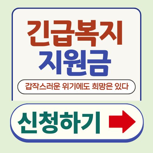 긴급복지지원금