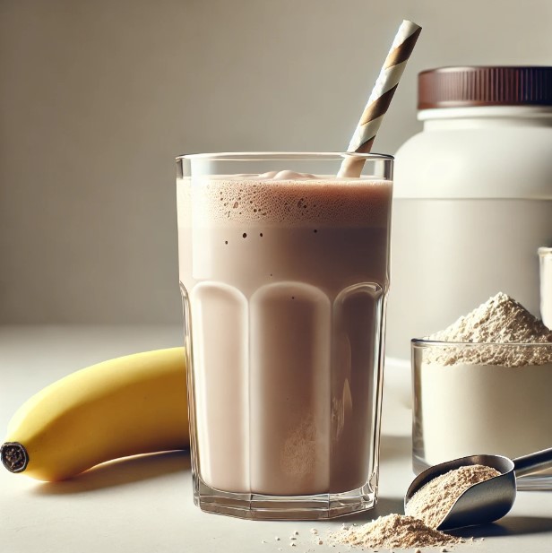 초코맛 단백질쉐이크