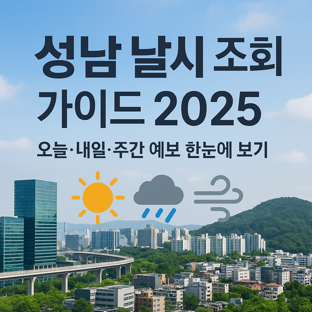 성남 날씨