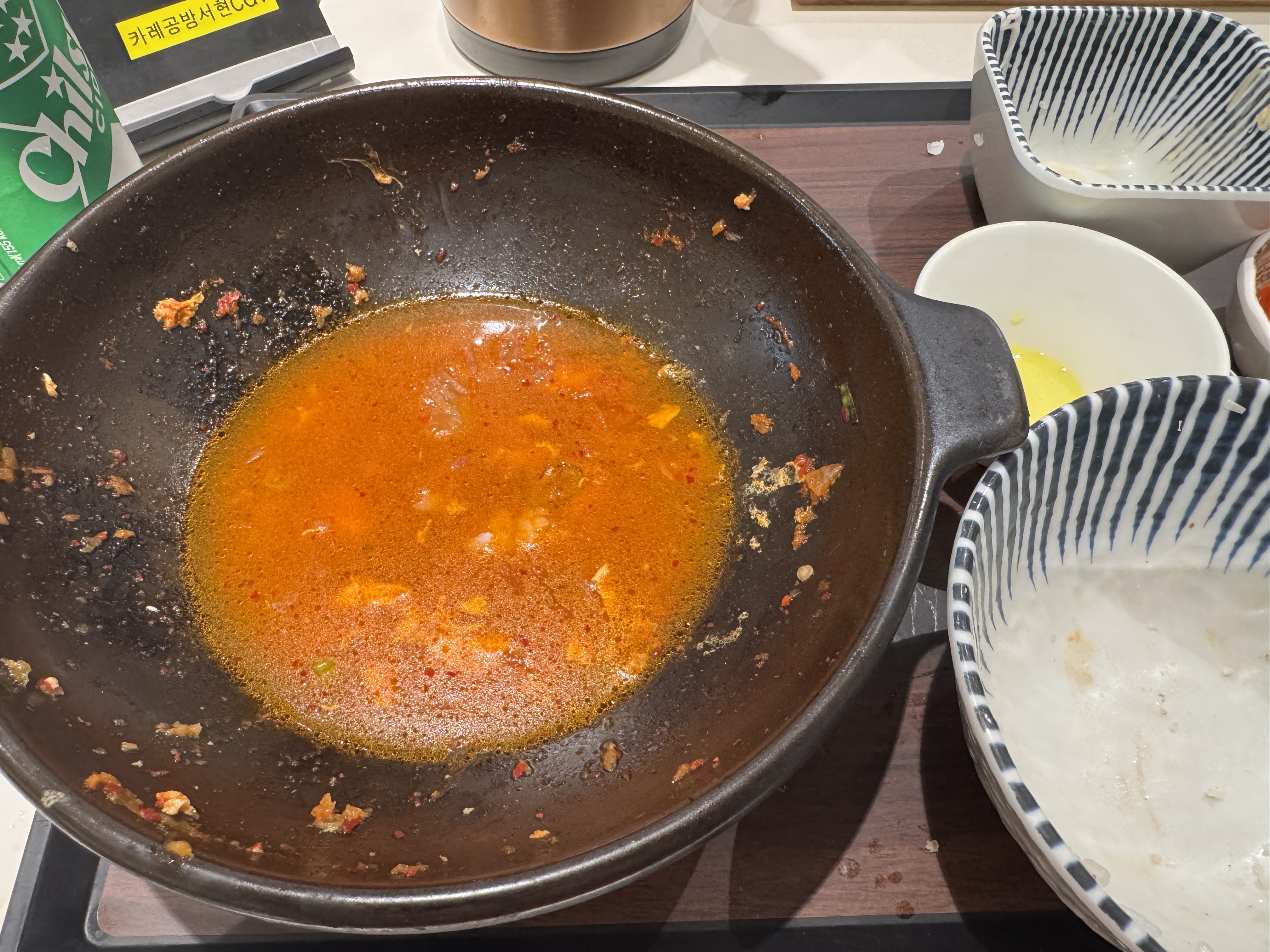 서현 카레공방 김치나베 돈가스 완뽕 인증