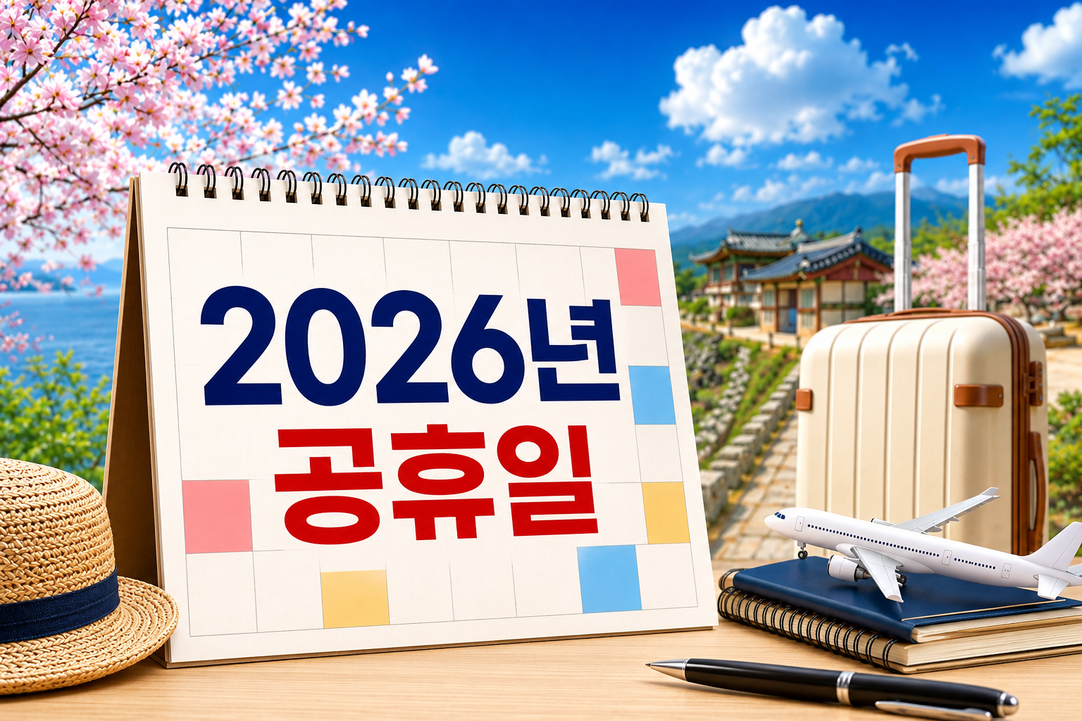 2026 공휴일 캘린더 완벽 정리|추석·설날·제헌절 황금연휴 모음 관련 사진