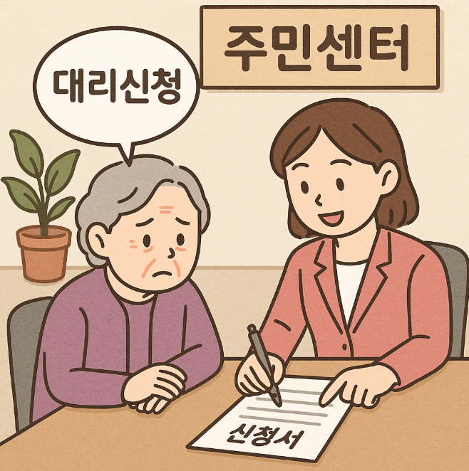 민생회복소비쿠폰 대리신청
